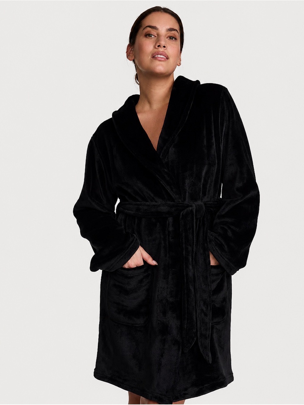 Victoria Secret Super Soft Robe - Black